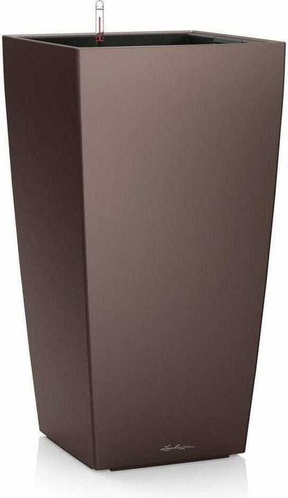 Actual product image Lechuza Cubico Premium 22 brown plant pot, volume: 6 litres (22 cm)