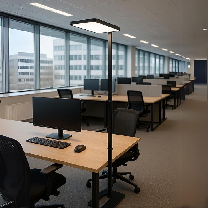 Produktbild Luxula LED Büro-Stehleuchte, Up/Down, schwarz (7000 lm)