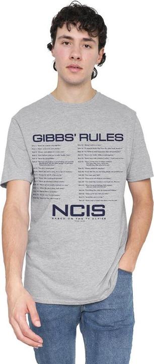 Immagine prodotto Ncis Gibbs Rules Maglietta Uomo (4XL)