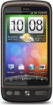 Actual product image HTC Desire - Brown/Black - Multilingual (576 GB, Black, 3.70", Single SIM, 5 Mpx, 3G)