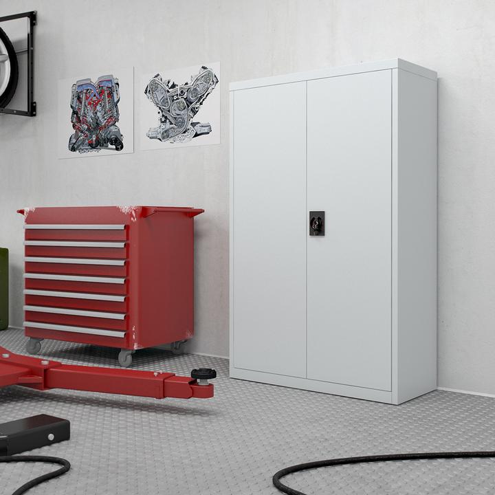 Actual product image Vicco Metallschrank (85 x 39 x 140 cm)