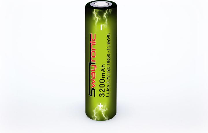 Swaytronic Li-Ion 18650 3200mAh 12C (3200 mAh, Chargers without battery)