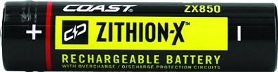Coast ZX850 Zithion-X Batterie rechargeable pour XP9R et XPH30R