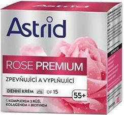 Actual product image Astrid Firming and filling day cream SPF 15 Rose Premium 50 ml (50 ml, Day cream, SPF 15)