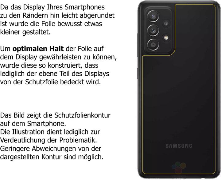 Produktbild Dipos Blickschutzfolie 4-Way Privacy (1 Stück, Samsung Galaxy A52 5G)