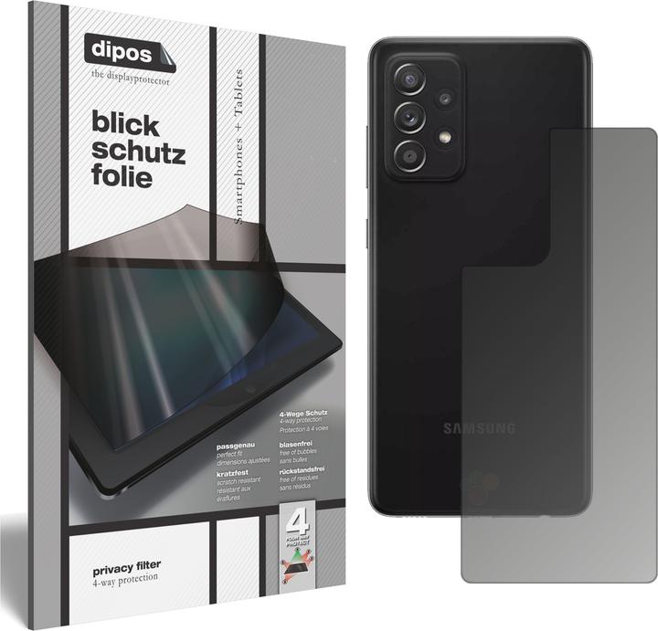 Produktbild Dipos Blickschutzfolie 4-Way Privacy (1 Stück, Samsung Galaxy A52 5G)