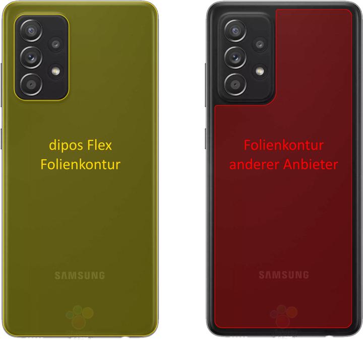 Image du produit Dipos Film de Protection d’écran Full-Cover 3D (2 pièce(s), Samsung Galaxy A52s 5G)