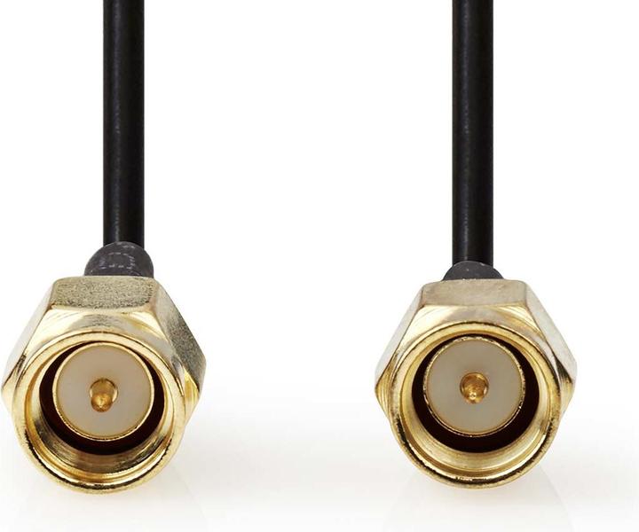 Produktbild Nedis Antennenkabel | SMA-Stecker | SMA-Stecker | Vergoldet | 50 Ohm | Einzeln geschirmt | 1.00 m | (50 dB, Antennenkabel)