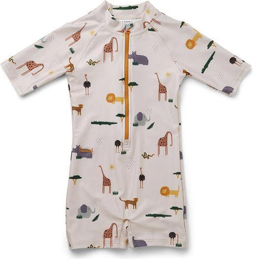 Liewood Schwimmanzug Max Safari Sandy Mix UV Schutz + (116)