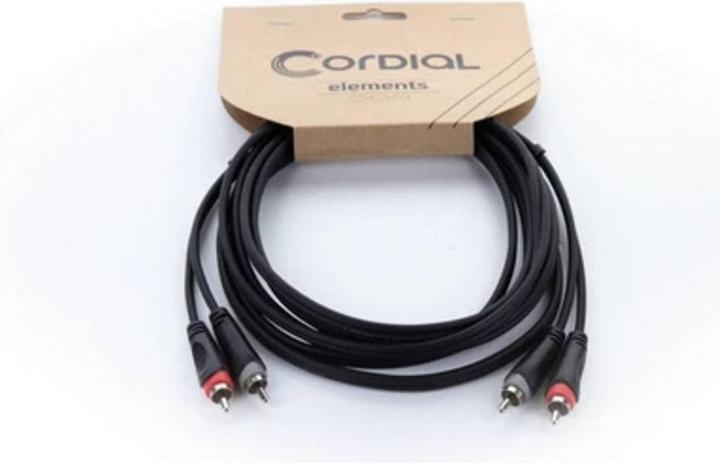 Image du produit Cordial 14836 Klinke / Cinch Audio Anschlusskabel (2x Cinch-Stecker - 2x Cinch-S (1.50 m)