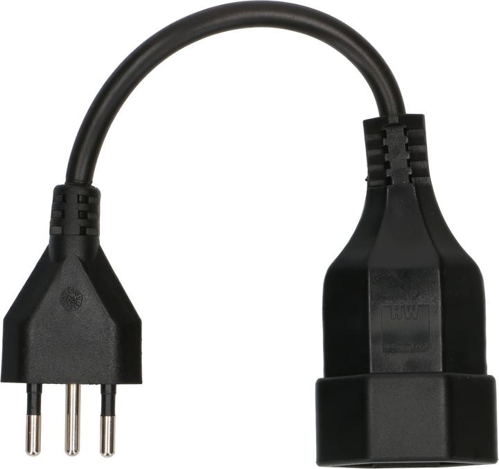 Actual product image Max Hauri TD extension cable H05VV-F3G1.0 (0.25 m, Type 12, Type 13)