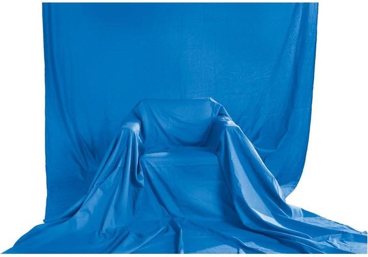 Image du produit Hama Fond Bluescreen, tissu, 2,95 x 6 m, bleu royal (295 cm, 600 cm)