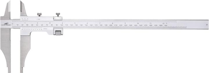 Actual product image Helios Preisser Workshop caliper gauge DIN 862 300 mm with knife tips and fine adjustment Fork length 90 mm (30 cm)