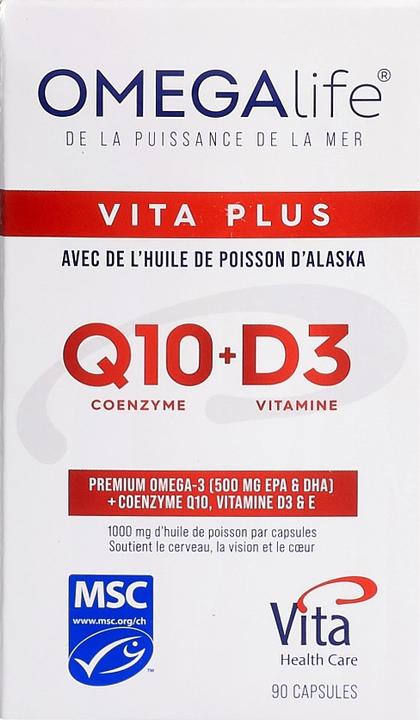 Energy Label Omega-Life OMEGA Life Vita Plus Kaps Ds 90 (90 Piece, Capsules, 202 g)