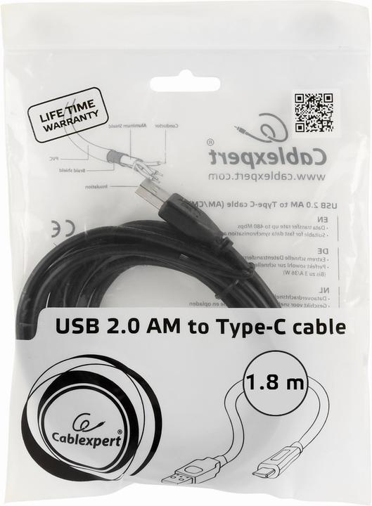 Image du produit Gembird A - C (1.80 m, USB 2.0)