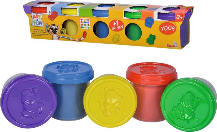 Simba Art & Fun children's clay, 5pcs.