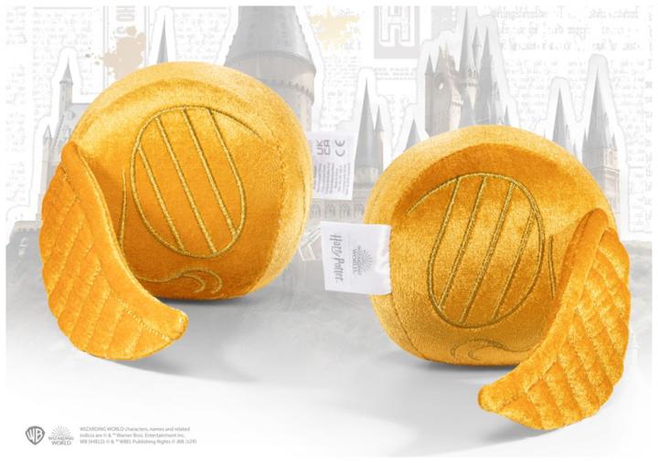 Produktbild Noble Collection Harry Potter oreiller avec peluche Quidditch Crest & Vif d'or (36 cm)