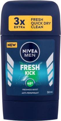 Produktbild NIVEA Solid antiperspirant Fresh Kick 50 ml (Stick, 50 ml)