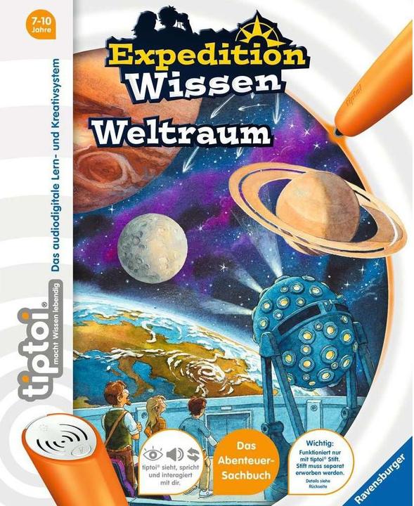 Actual product image tiptoi Weltraum (German, Michael Bayer, THiLO, 2016)