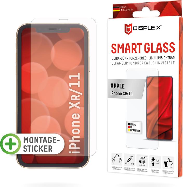 Image du produit Displex Smart Glass, Displayschutzfolie (1 pièce(s), Apple iPhone 11)