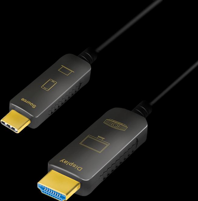 Produktbild LogiLink USB 3.2-Kabel USB-C/HDMI 15m (15 m, HDMI)