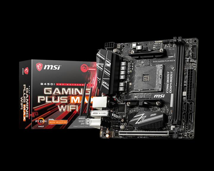Produktbild MSI B450i Gaming Plus Max Wifi (AM4, AMD B450, Mini-ITX)