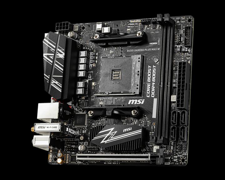 Produktbild MSI B450i Gaming Plus Max Wifi (AM4, AMD B450, Mini-ITX)