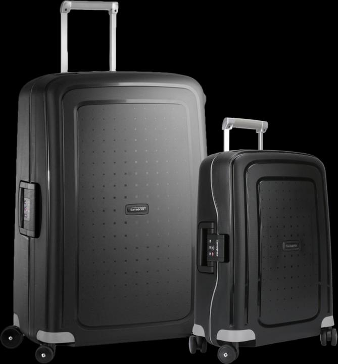 Samsonite S'cure Spinner 55+75 cm Black Kofferset (102 l)