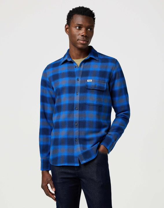 Immagine prodotto Wrangler Langarmhemd 1 Pkt Indigo Shirt (S)
