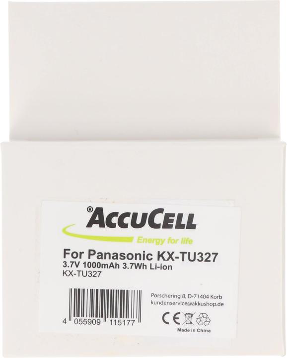 Image du produit Panasonic AkkuKX-TU327 BJ-LT100010