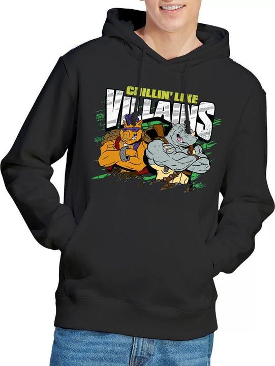 Immagine prodotto Teenage Mutant NT Chillin Like Villains Felpa con Cappuccio Uomo (L)