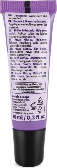 Produktbild Natura Siberica Aqua Glossy Lip Balm Hyaluron Therapy mit Hyaluronsäure und Brombeerextrakt 10ml (Balsam, 10 ml)