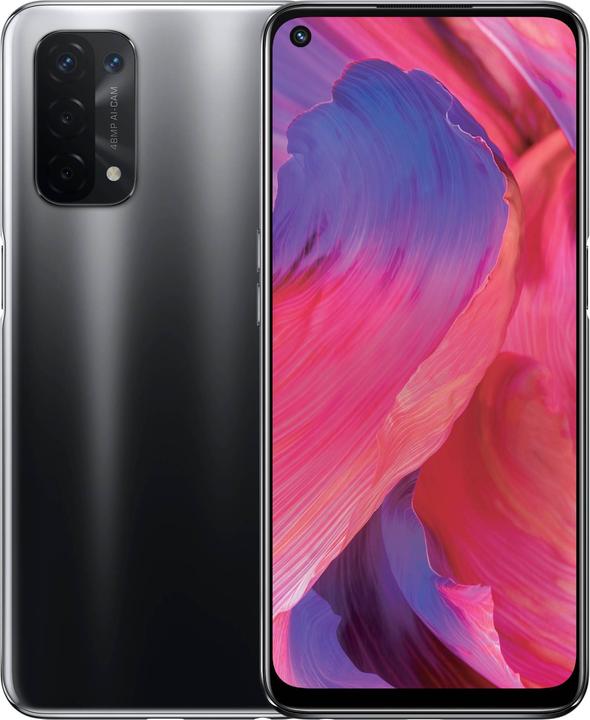 Produktbild OPPO A74 (128 GB, Fluid Black, 6.50", Dual SIM, 48 Mpx, 5G)