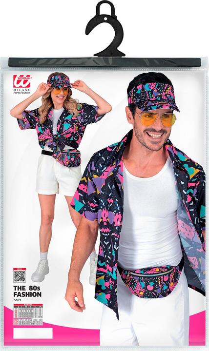 Produktbild Widmann The 80s FUNKY FASHION - funky black (Hemd), XXL (XXL)