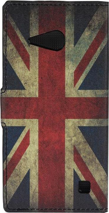 Produktbild König Design Handyhülle Tasche für Handy Nokia Lumia 730 Retro Fahne England (Nokia Lumia 730)