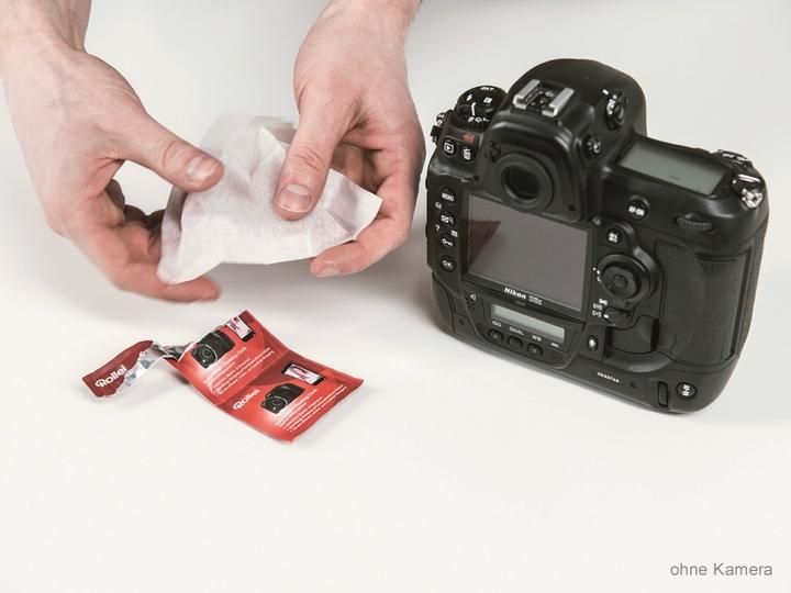 Produktbild Rollei Reinigungstücher 100 Stück