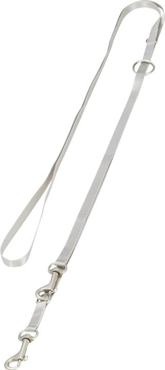 Trixie Junior Welpengeschirr mit Leine, M-L: 36-50cm/10mm, 2m, hellgrau (M, L, Hund)