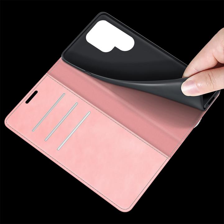 Actual product image Cazy Book Case Compatible with Samsung Galaxy S23 Ultra - Cover Foldable Magnetic Synthetic Leather - (Samsung Galaxy S23 Ultra)