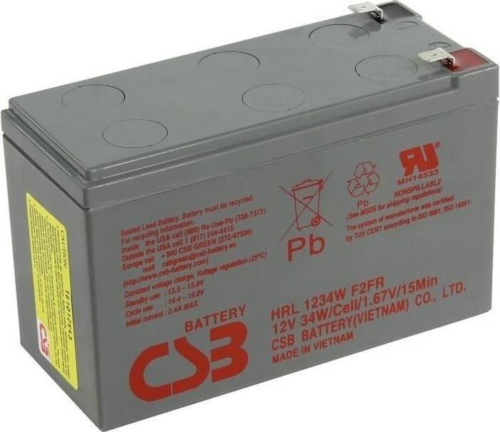 Produktbild Orvaldi Batterie CSB HRL1234WF2FR 12V 9Ah (12 V, 9 Ah)