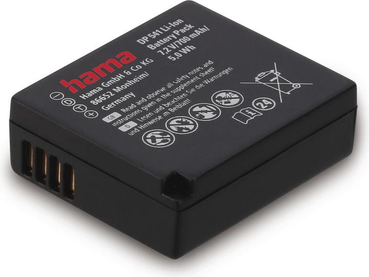 Actual product image Hama Li-Ion battery DP 541 for Panasonic DMW-BLG10 (Camera battery)