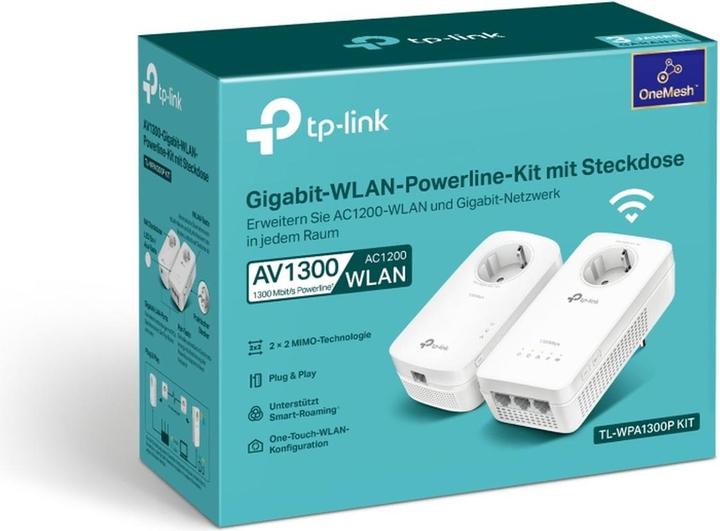 Produktbild TP-Link Powerline TL-WPA1300P KitDE (1300 Mbit/s)