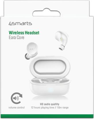 Actual product image 4smarts In-Ear Headphones Eara Core White (No noise cancelling, 4 h, Wireless)