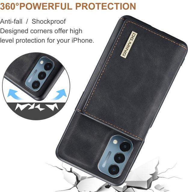 Actual product image Dg.Ming M1 Series Hardcase with Detachable Wallet (OnePlus North N200 5G)