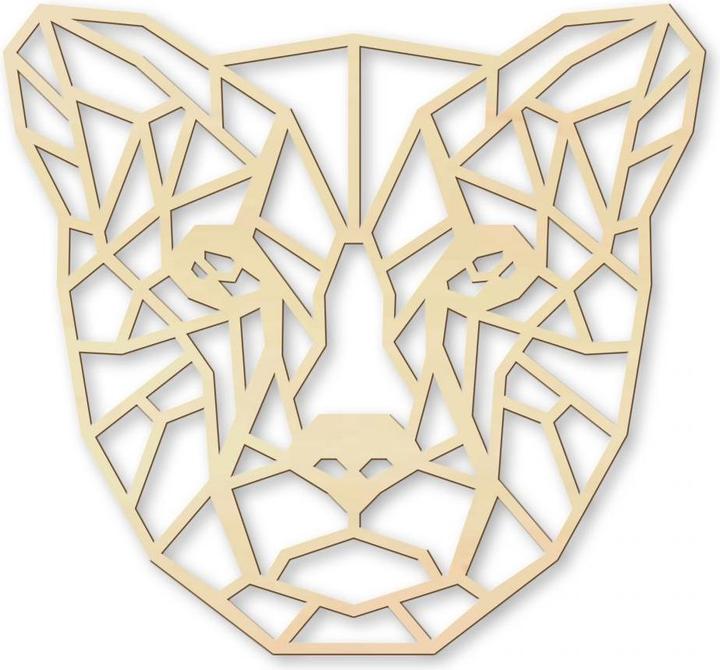 Produktbild Trenddeko Origami Gepard (60 x 56 cm)