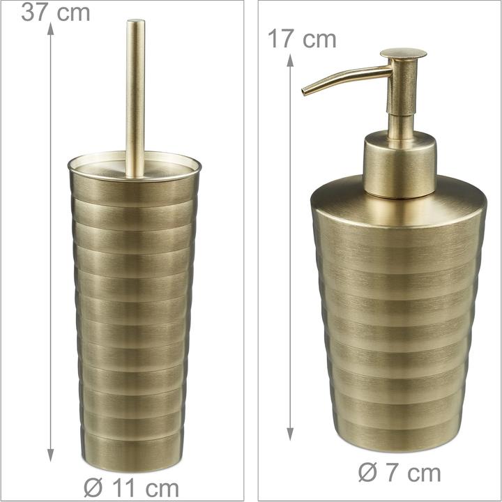 Actual product image Relaxdays Bathroom-accessory set
