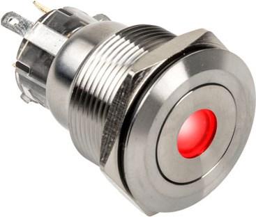 DimasTech Vandalismusschalter/-taster 22mm, Silverline Dot - RGB