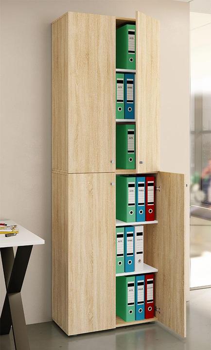 Produktbild VCM Büroschrank Aktenschrank Lona 6fach (70 x 40 x 220 cm)