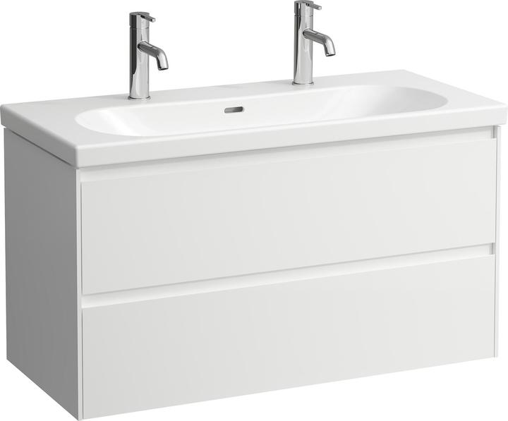Laufen Lani Waschtischunterbau, 2 Schubladen, SoftClose, 985x515x450mm, H403562112