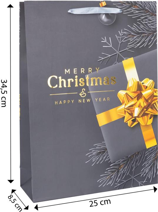 Produktbild Idena Geschenktasche WH 34,5x25x8,5cm FSC-Mix (Geschenktüte)