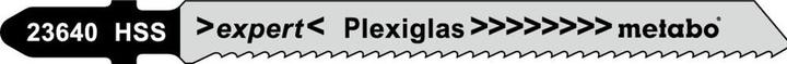Image du produit Metabo Lames de scie sauteuse Plexiglas 74